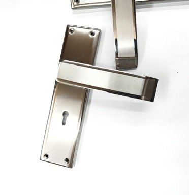 SS Mortice Handle with Lock Plate SS mortice lock handle set for doors