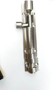 steel tower bolt, silver tower bolt, door locking bolt, window bolt, sliding latch, heavy duty door bolt, stainless steel latch, door hardware, secure door bolt, modern tower bolt