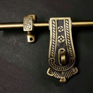 metal brass coated antique design latch