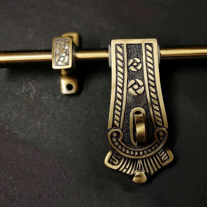 metal brass coated antique design latch