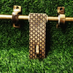 metal brass coated antique drop design latch