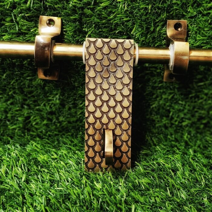 1 (126) metal brass coated antique drop design latch