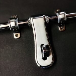 Stainless steel chrome finish tower bolt lock for doors and windows.