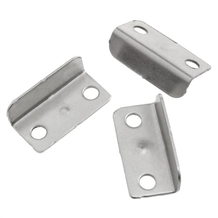Durable mild steel L type patti, lock patti, L clamp, and strike plate in angled design for door, lock, and hardware fittings.