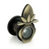 solid brass finish door eye, peephole viewer, stainless steel door peephole, security door eye, wide angle door viewer, home security door accessory, brass peephole, metal door eye, optical door viewer