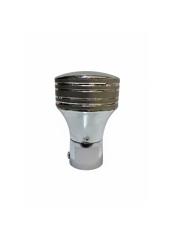 107-SL Brown decorative curtain rod finial with metal base for modern home interiors.