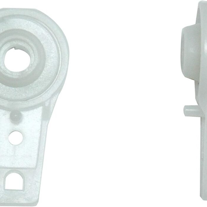 Small Ball-Bearing Carriers for Architrac EZ-Track and Other Drapery Ceiling Tracks1 White plastic ball-bearing curtain track runners with looped hooks, designed for smooth sliding on Architrac and other ceiling-mounted curtain tracks.