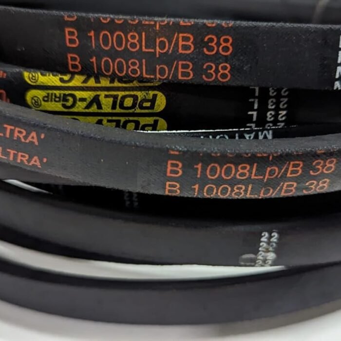 motor belt Durable black rubber motor drive belt designed for efficient power transmission in industrial machines, conveyors, and automotive engines.