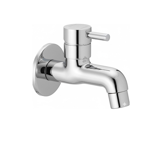 Group 1272631427 chrome basin faucet with curved spout and single lever handle, designed for smooth water flow and temperature control.